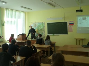 Общее дело в Никольской школе Костромского района Тихомиров Сергей