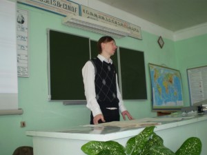Общее дело в Майдаковской средней школе Палехского района Ивановской области Иван Ивлеев