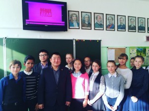 Общее дело в школе №14 города Кызыла республики Тыва Михайлов Денис Герасимович