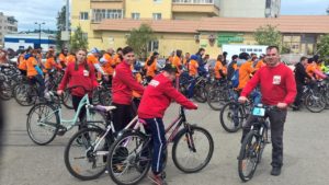 Общее дело на велопробеге в городе Нягань
