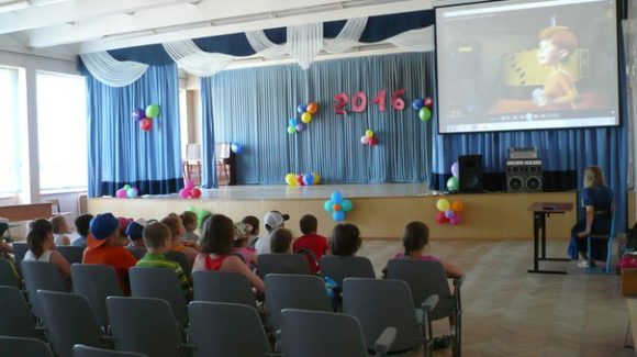 Общее дело в детском лагере школы №32 города Волжский Волгоградской области