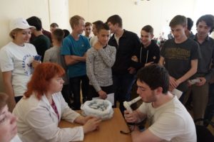 Акция "Живи свободно" в политехническом техникуме города Костромы