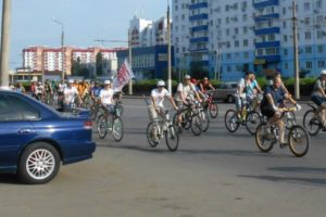Волонтеры Общего дела приняли участие в велопробеге, посвященном Всероссийскому олимпийскому дню, в городе Волжский Волгоградской области