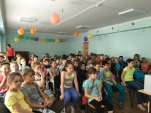 Общее дело в детском лагере на базе школы №45 города Сургут ХМАО