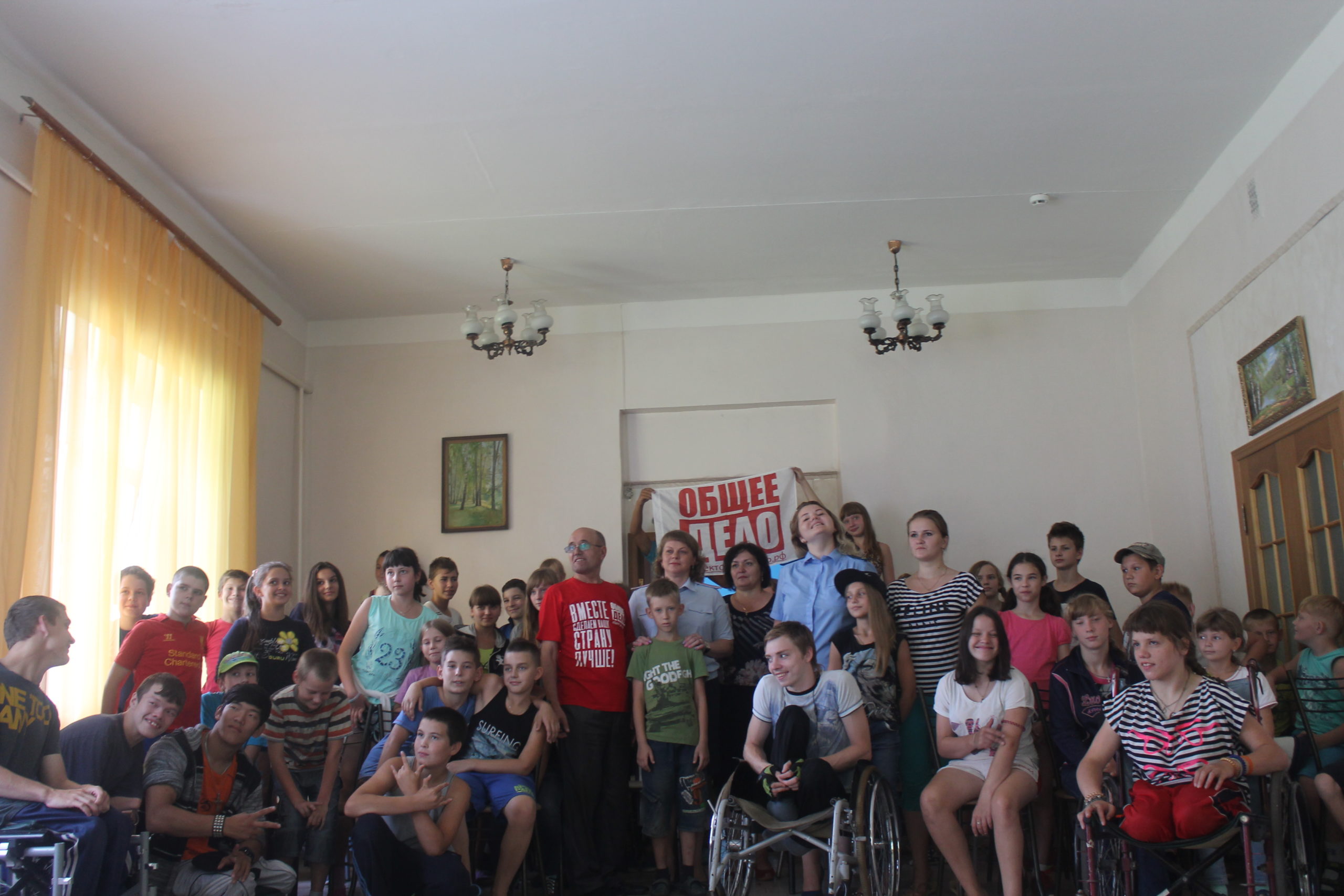 Общее дело в Центре социальной профилактики и реабилитации инвалидов "Березка" Оровской обла