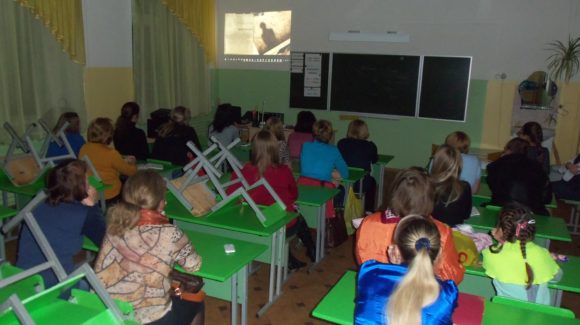 Общее дело на родительском собрании в школе №4 города Великий Устюг Вологодской области