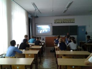 Общее дело в школе посёлка Рассвет, Топкинского р-на, Кемеровской области