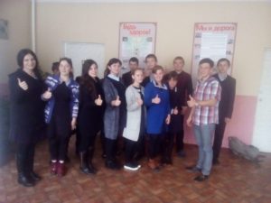 Общее дело в Лукичёвской школе Милютинского района Ростовской области