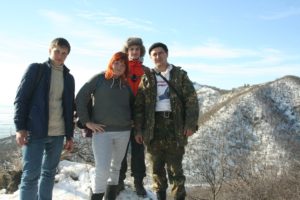 Волонтеры Общего дела 1 января совершили восхождение на гору Бештау