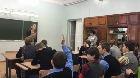 Общее дело в школе №58 города Новокузнецка Кемеровской области