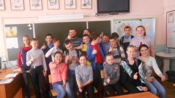 Общее дело в Топкинской школе села Топки Кемеровской области