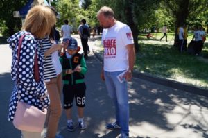 Общее дело на акции «Мама, папа, я - спортивная семья» в Ростове