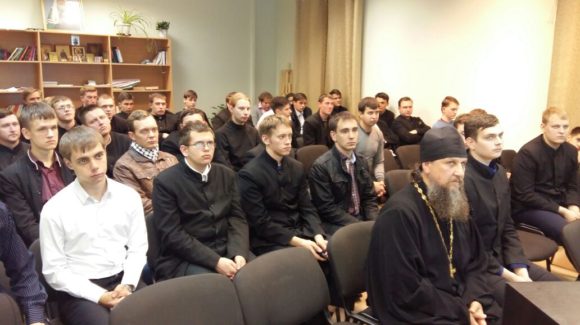 Лекторы СРОО «Общее дело» провели демонстрацию одного из учебных фильмов в Екатеринбургской духовной семинарии