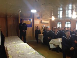 Общее дело на встрече с личным составом 197 бригады десантных кораблей в Крыму