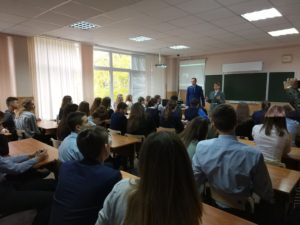 Общее дело совместно с прокуратурой Железнодорожного района встретились с учениками лицея №3 города Воронежа