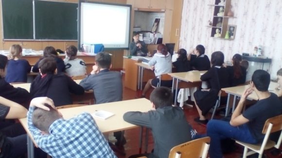 Общее дело на встрече с учащимися посёлка Доброполье Милютинского района