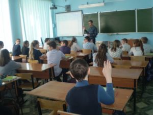 Профилактическое занятие, организованное активистами ООО «Общее дело», прошло в средней общеобразовательной школе № 64 города Иваново