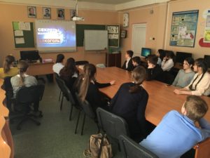 Активисты ОО «Общее дело» провели интерактивное занятие для учащихся школы № 2 города Нягань