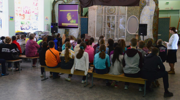 Активисты ОО «Общее дело» приняли участие в собрании на тему здорового образа жизни в средней школе поселка Аэропорт Волгоградской	 области