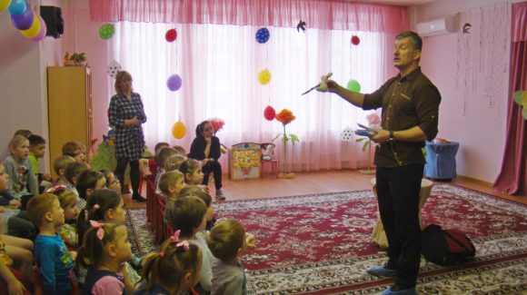 Активисты ОО «Общее дело» провели первое занятие  в детском саду