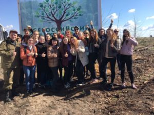 Активисты ОО «Общее дело» приняли участие в акции по посадке деревьев