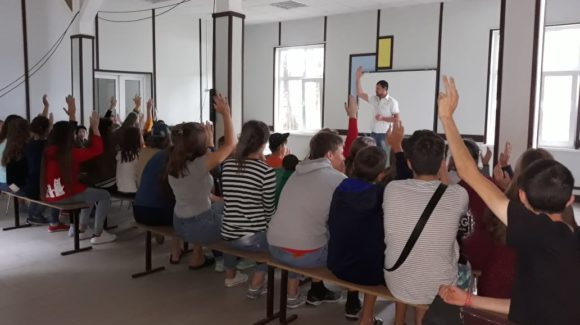 Лекция в детском лагере «Пионер» в Высокогорском районе Республики Татарстан