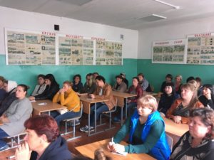 Общее дело на встрече с родителями и учащимися Емснинской школы Костромской области