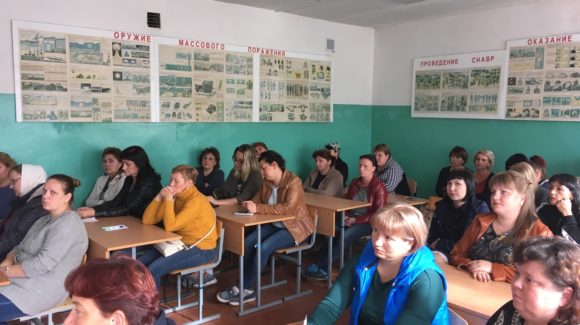 Общее дело на встрече с родителями и учащимися Емснинской школы Костромской области