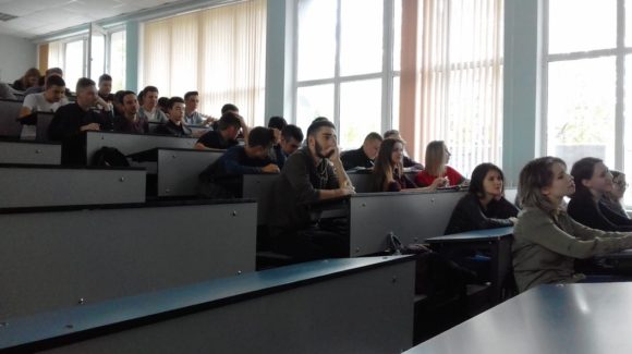 Лекция в Казанском государственном архитектурно-строительном университете