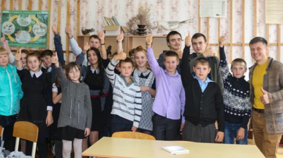«Общее Дело» с учениками Каменной СОШ Милютинского района