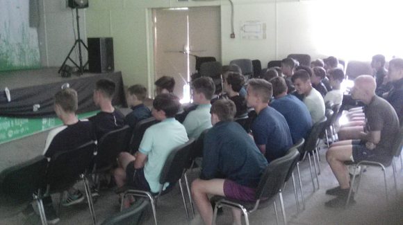 Лекция в детском лагере «Березка» в Зеленодольском районе Республики Татарстан