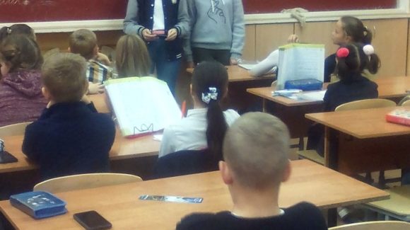 Юные волонтеры из школы №78 г.Волгограда