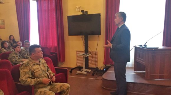 Встреча с военнослужащими Центрального узла связи Росгвардии