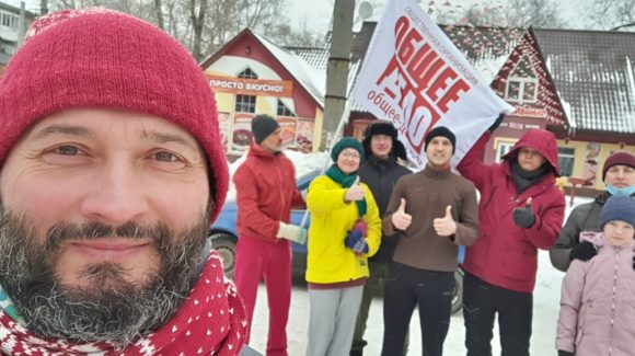 Новогодний забег «Перезагрузка» от активистов «Общего Дела» в Тольятти