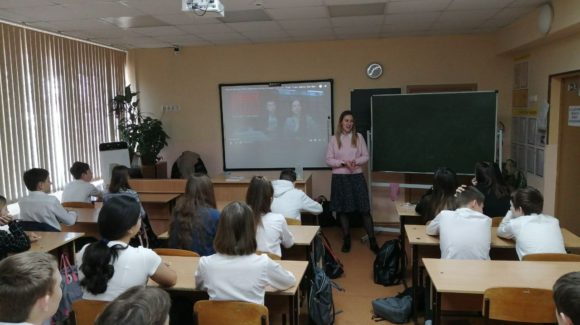 Лекция о вреде курения в средней школе №13 г.Сочи