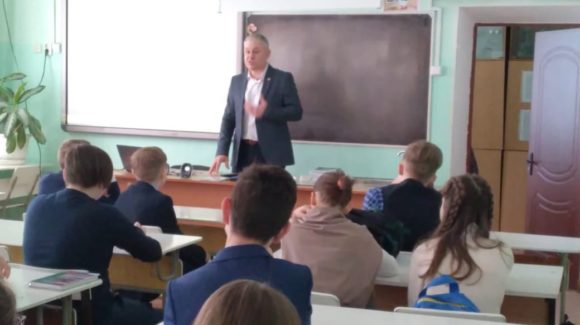 Встреча с учениками школы №5 г.Альметьевска