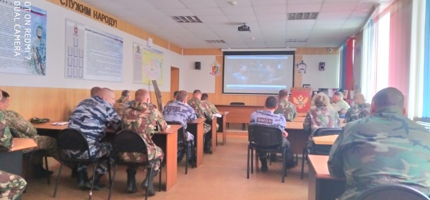 Встреча с подразделением полиции ОМОН в 5-м Гвардейском Зенитно-Ракетном полку в г.Иваново