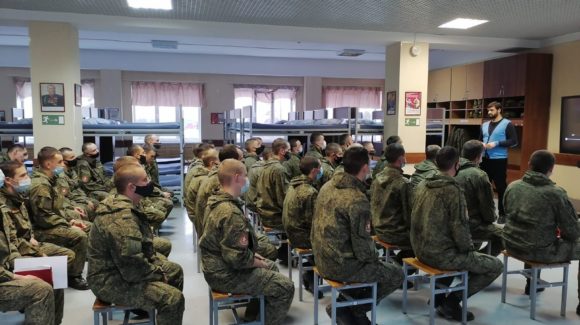 Профилактические занятия в Екатеринбурге для военнослужащих в/ч 63190