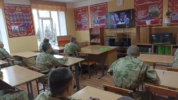 Занятия для личного состава Батальона обеспечения управления Уральского округа Войск национальной гвардии